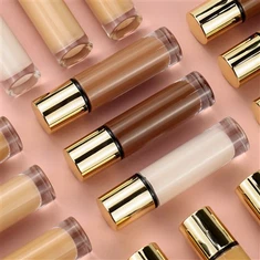 Бутылка с насосом для тонального крема